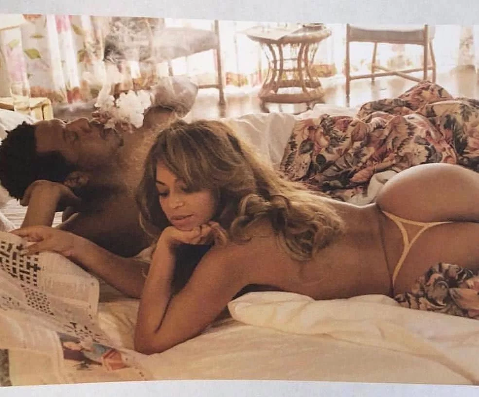 beyonce nude in bed with Jay Z