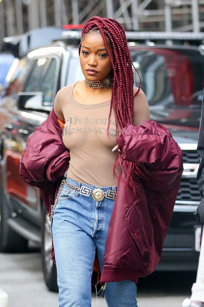 Keke Palmer fake boobs