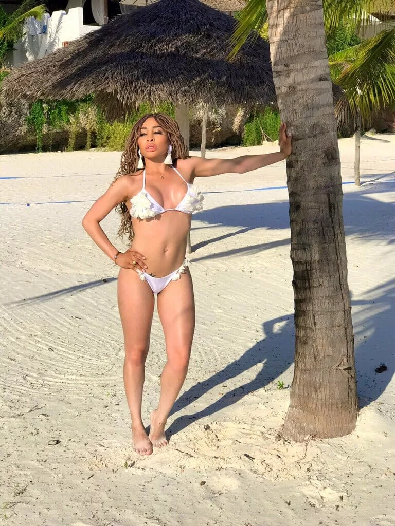 Khanyi Mbau bikini