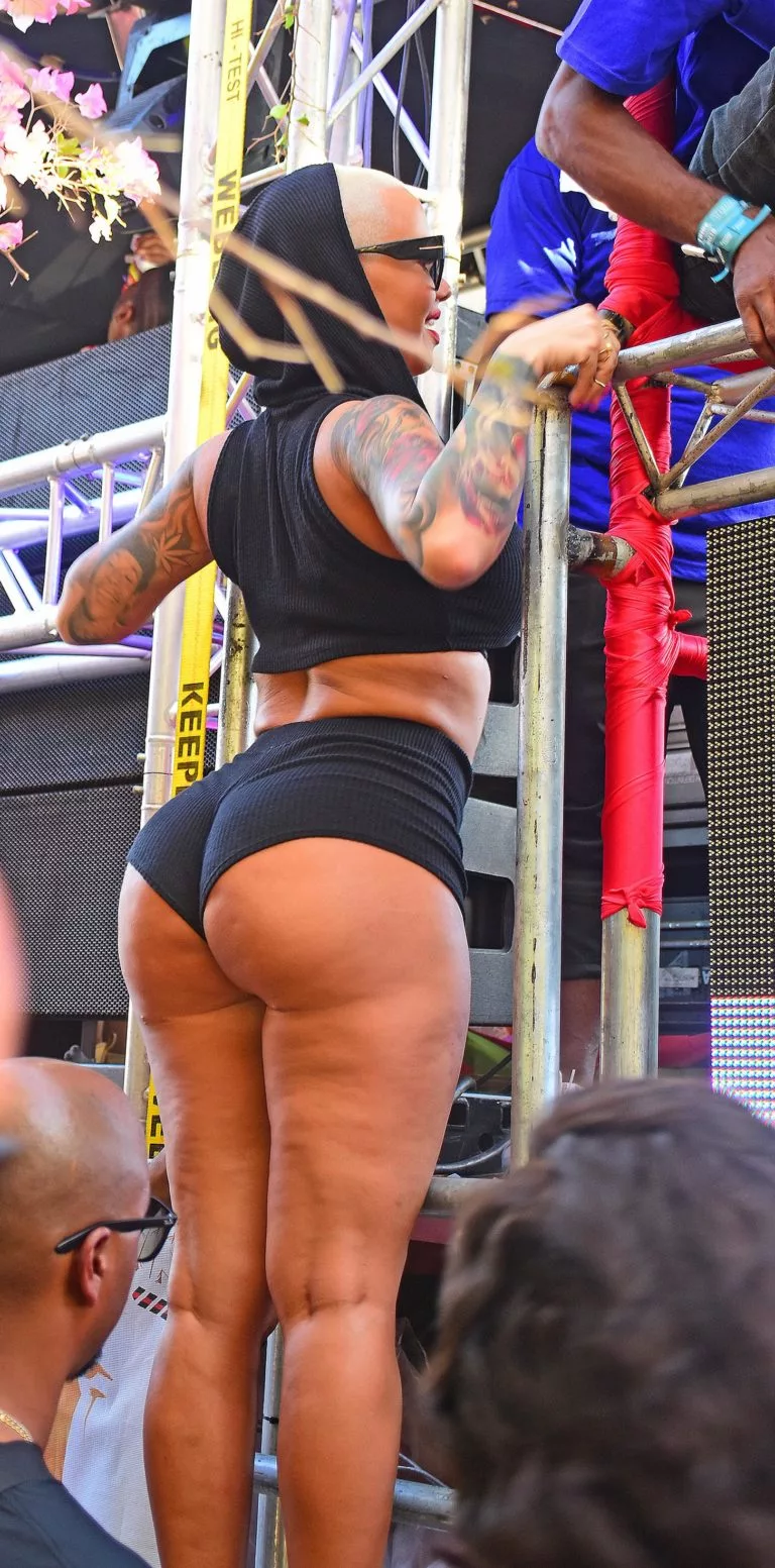 Amber Rose big black booty