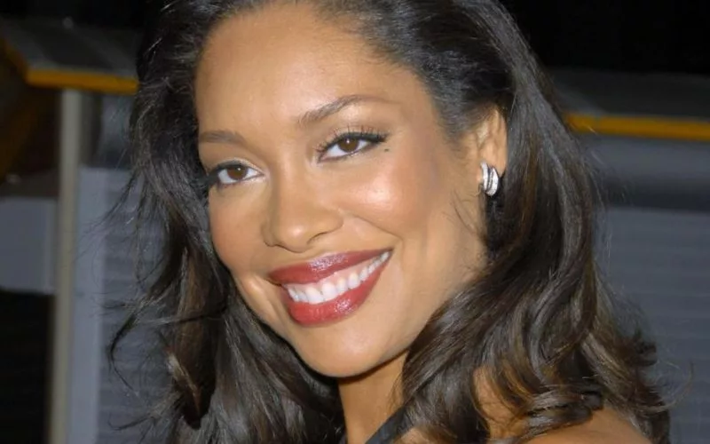 Gina Torres smiling for the camera
