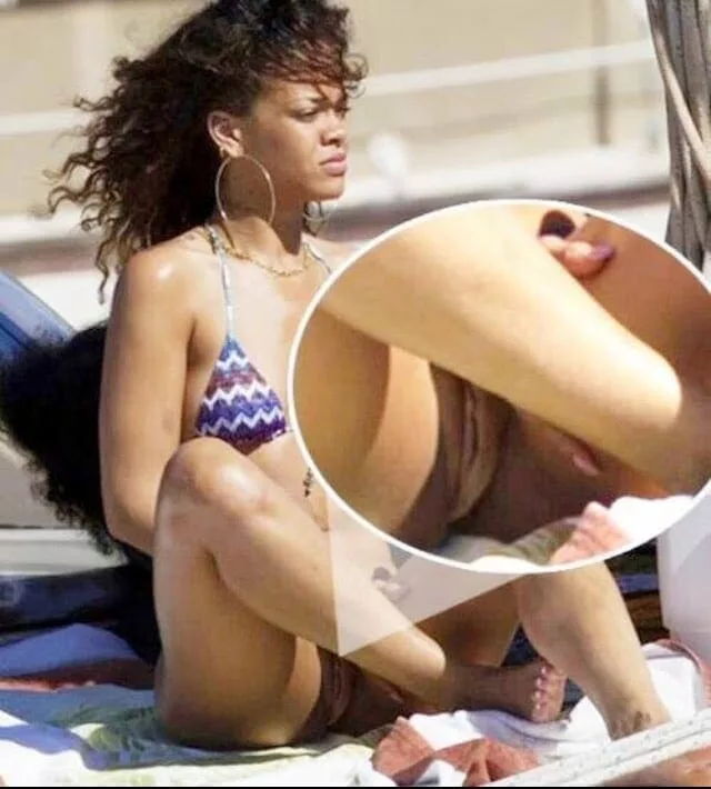 Rihanna S Pussy At The Beach Porn Photo